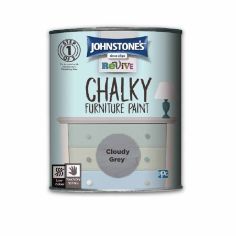 Johnstones Revive Chalky Furniture Paint - Cloudy Grey 750ml 