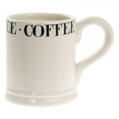 Cream Script Coffee Mug