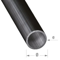 Cold Profiled Steel Round Tube 25mm x 1.5mm x 1m