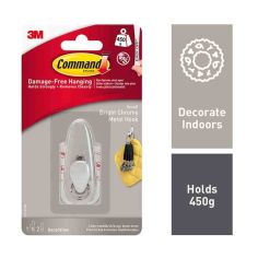 Command Metal Hook Bright Chrome Finish FC11-BC