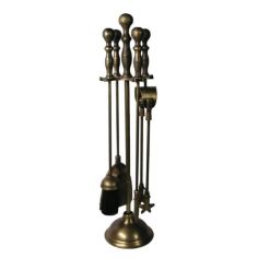 Mansion 25" Antique Brass Companion Set