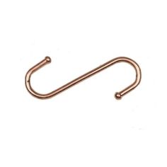 100mm Copper Ball End 'S' Hook (Pack of 2)