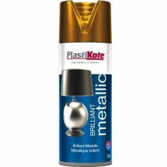 Plasti-kote Brilliant Metallic 400ml Aerosol Copper