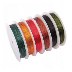 Copper Wire on a spool 0.5mm x 5.5m - Assorted colours