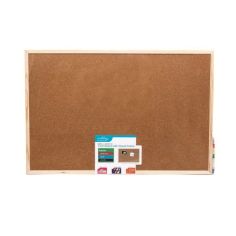 600mm X 400mm Cork Board With Wood Frame