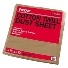 Rodo Cotton Twill Dust Sheet 12 X 9