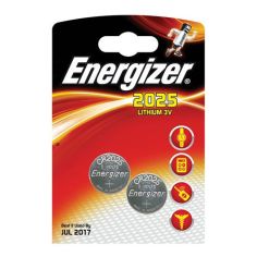 Energizer CR2025 Coin Lithium Battery Pack of 2