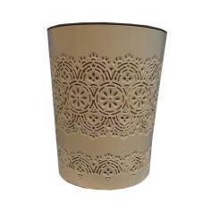 Blue Canyon Waste Paper Bin - Cream
