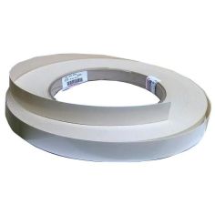 Iron on Edging Strip - High Gloss Cream 22mm