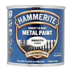 Hammerite Metal Paint - Smooth Cream 250ml 