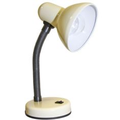 Flexi-Necked 14" Desk Lamp - Cream