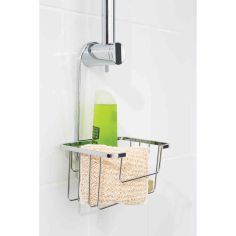 Croydex Wire Shower Riser Rail Hook Over Caddy