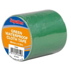 Waterproof Cloth Tape 48mm x 4.5m Green