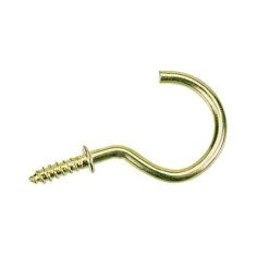 1in Brassed Cup Hook