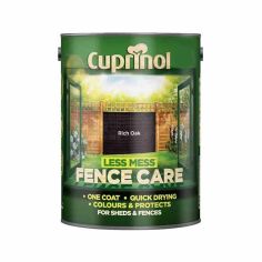 Cuprinol Less Mess One Coat Fence Care - Rich Oak 5L