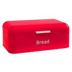 Vida Red Curved Bread Bin