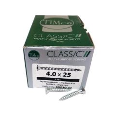 Timco Classic® Zinc Pozi Wood Screws 4.0 X 25mm - Box Of 200