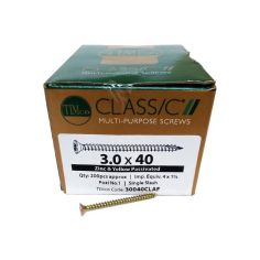 Timco Classic® ZYP Pozi Wood Screws 3.0 X 40mm - Box Of 200