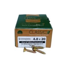 Timco Classic® ZYP Pozi Wood Screws 4.0 X 20mm - Box Of 200