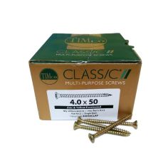 Timco Classic® ZYP Pozi Wood Screws 4.0 X 50mm - Box Of 200