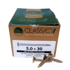 Timco Classic® ZYP Pozi Wood Screws 5.0 X 30mm - Box Of 200