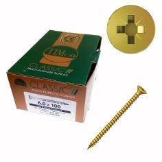 Timco Classic® PZ3 CSK - ZYP Pozi Wood Screws 6.0 x 100mm - Box of 100