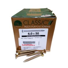 Timco Classic® ZYP Pozi Wood Screws 6.0 X 50mm - Box Of 200