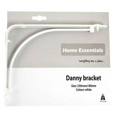 Home Essentials Danny Bracket White - 230 x 180mm 