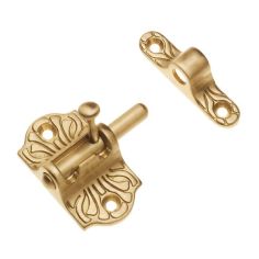 Amig Satin Brass Decorative Barrel Bolt - 50mm