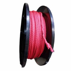 Halyards 4mm Red Polypropylene Plaited Rope - Price Per Metre