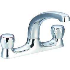 Deck Sink Mixer Chrome 