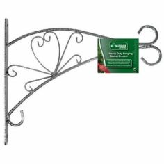 12" Heavy Duty Decorative Metal Wall Bracket For Hanging Baskets 