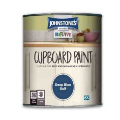 Johnstones Revive Cupboard Paint - Deep Blue Gulf 750ml