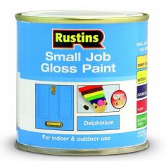 Rustins Small Job Gloss Paint - Delphinium - 250ml