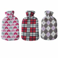 De Vielle Classic Fleece Hot Water Bottle