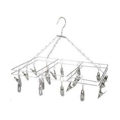 Deville Stainless Steel Rectangular Sock Hanger