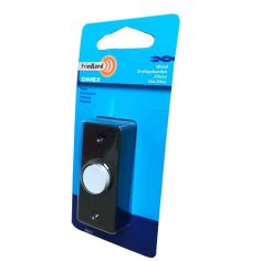 Friedland Black Dimex D824 Wired Doorbell Push