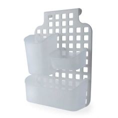 Blue Canyon White Plastic Kitchen / Bathroom Door Organiser