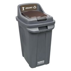 Dosco Professional Recycling Bin 70L - Brown
