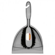 Dosco Dustpan & Brush Set - Silver