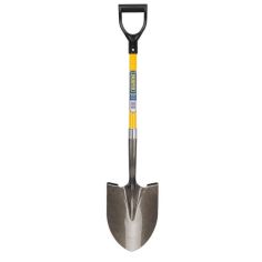 Draper Round Point Shovel with Fibreglass Shaft 