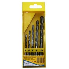 Hardened 5pc Masonry Drill Bit Set 