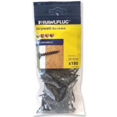 Drywall Screws - 35 x 25mm (Pack of 180) 