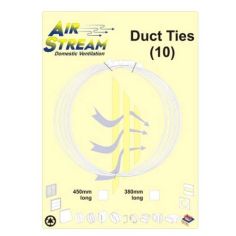 Airstream 4.7mm x 380mm Duct Ties - Pack of 10