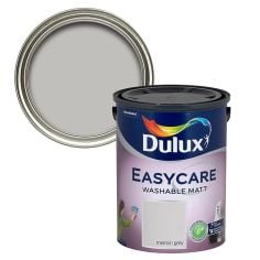 Dulux Easycare Flat matt Emulsion paint 5L - Merrion grey