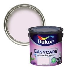 Dulux Easycare Matt Emulsion paint 2.5L - Delicate Pink 