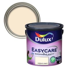 Dulux Easycare Washable Matt Paint - Original Cream 2.5L