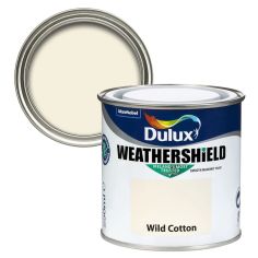 Dulux Weathershield Smooth Matt Masonry paint 250ml Tester pot - Wild cotton