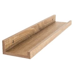 Duraline Oak Effect Display Shelf - 580 x 100mm