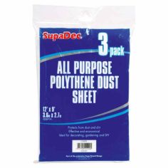 SupaDec All Purpose Polythene Dust Sheets 12' x 9'